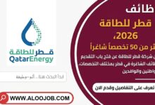 تعلن شركة قطر للطاقة عن اكثر من 54 وظيفة شاغرة في قطر