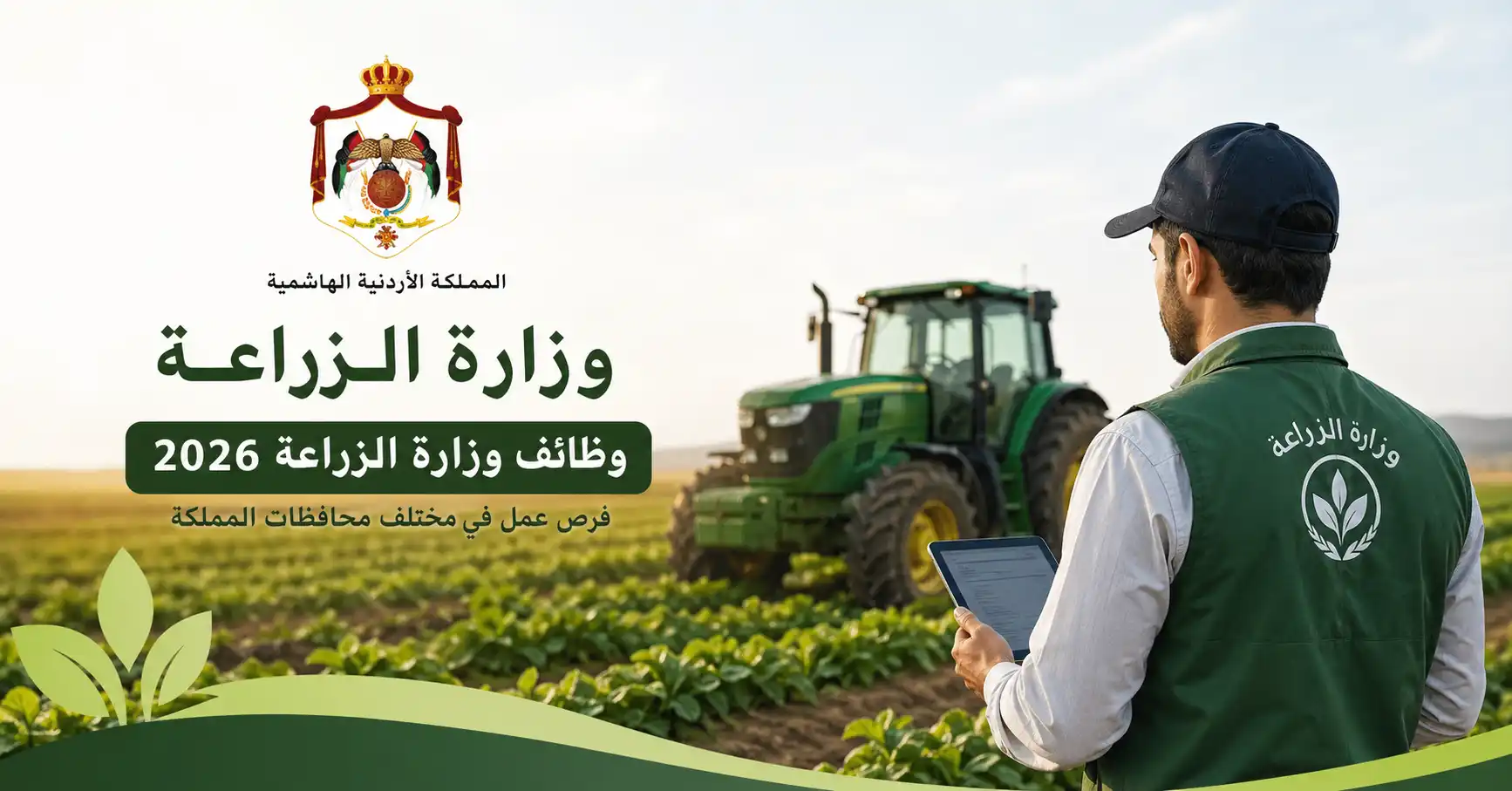 وظائف وزارة الزراعة 2026 سائق تراكتور